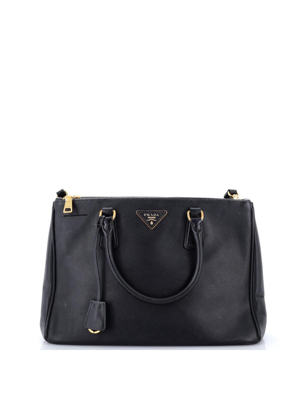 Prada Double Zip Lux Tote Saffiano #364904P12B